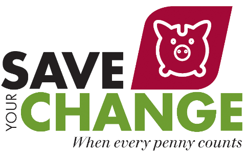 Save your change when every penny counts logo