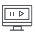 dark gray icon desktop monitor icon