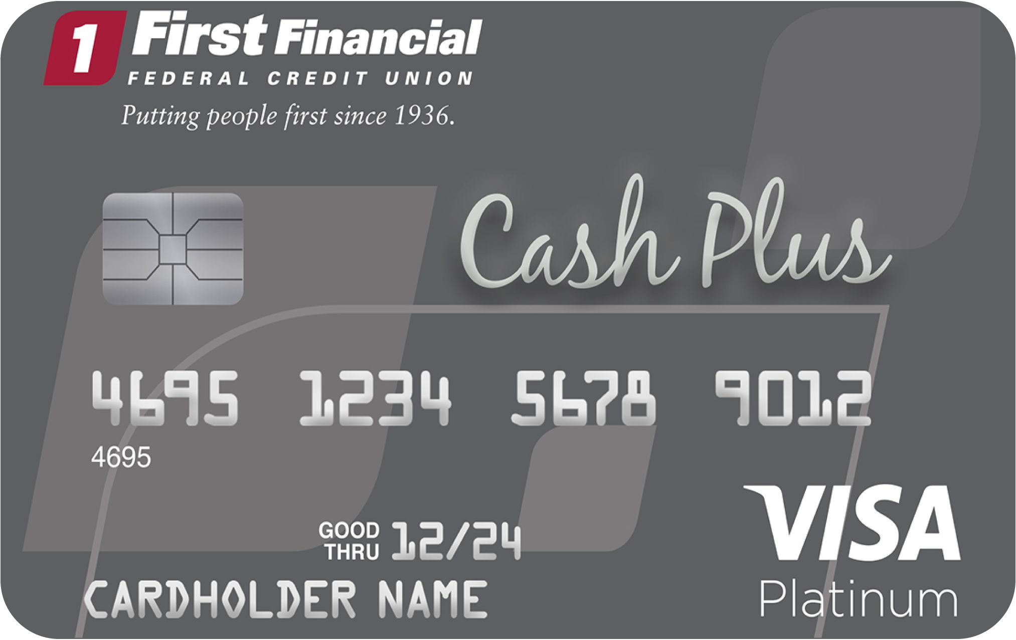 VISA platinum cash plus card