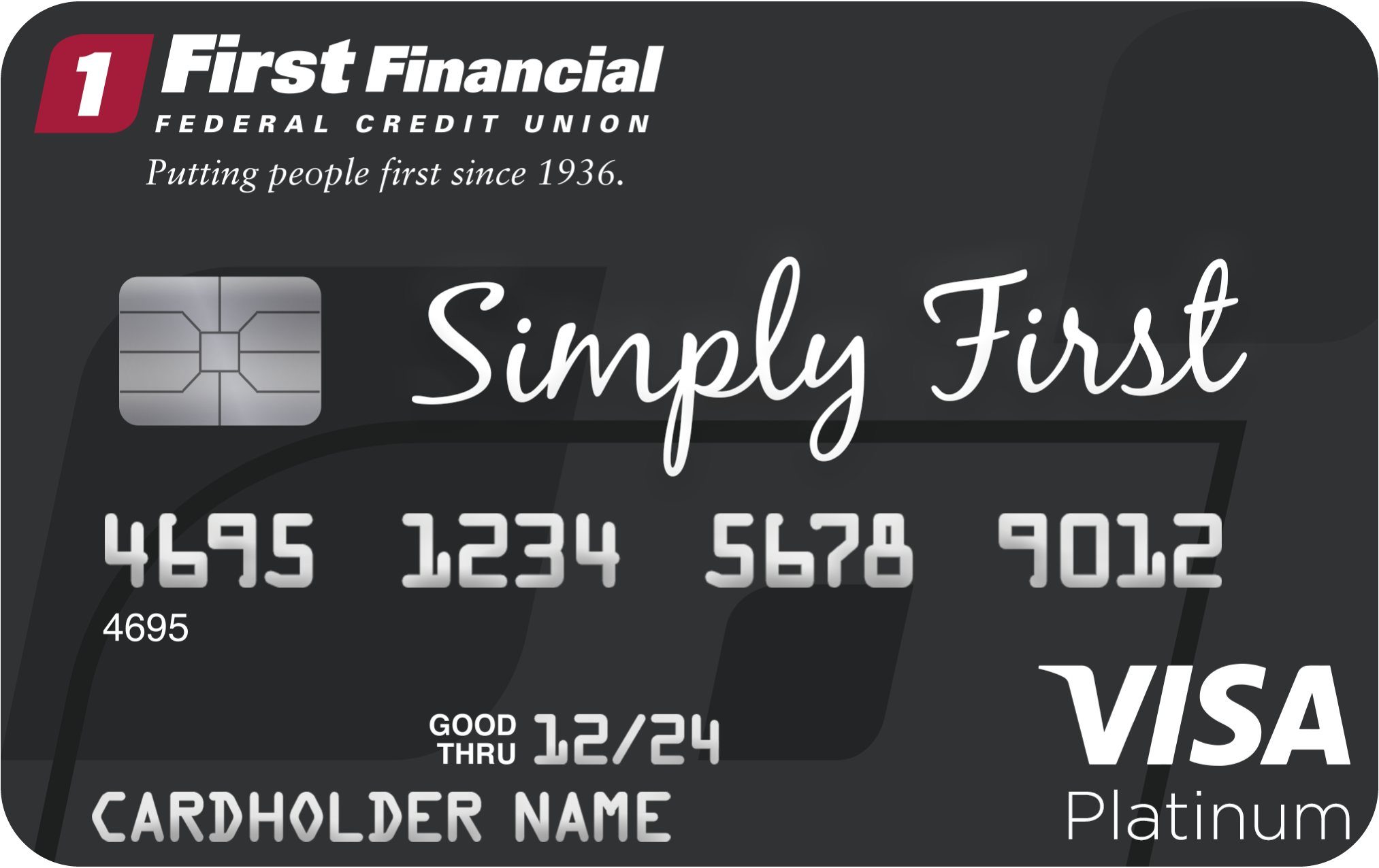 VISA Simply First Platinum card